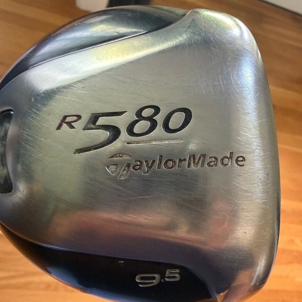 TaylorMade R580 Driver Men 9.5 Deg Regular Flex M.A.S.2 60 Graphite Right Hand